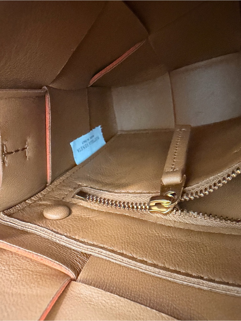 Bottega Veneta Orange Woven Intrecciato Crossbody Shoulder Bag - Picture 11 of 13